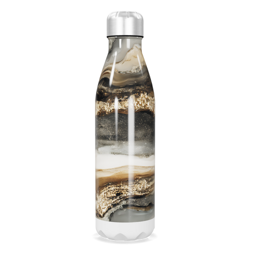 Garrafa Inox - Estampa Mármore Luxo