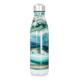 Garrafa Inox - Estampa Marmorizada Azul