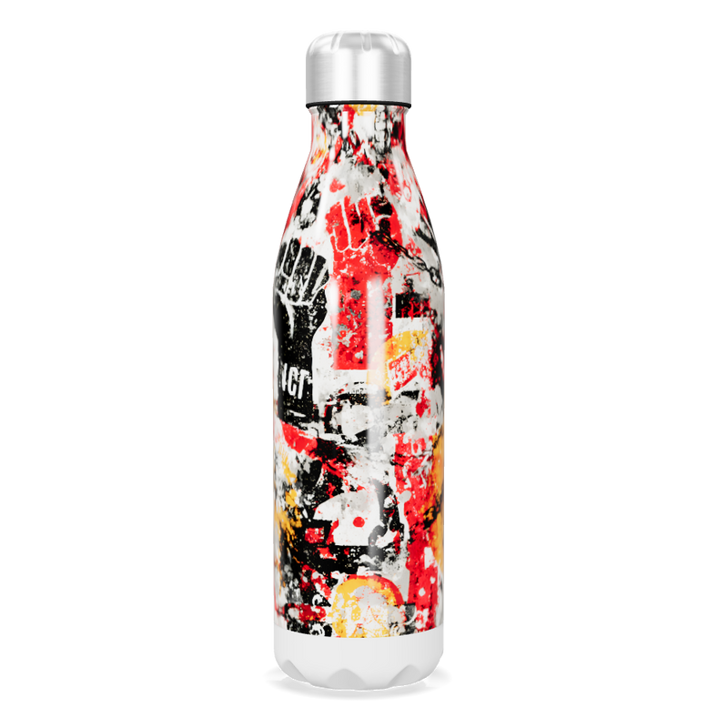 Garrafa Inox - Grafite Colorido 500ml