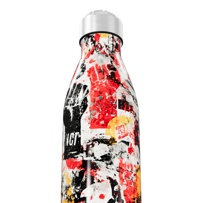 Garrafa Inox - Grafite Colorido 500ml
