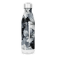 Garrafa Inox - Floral Preto e Branco