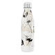 Garrafa Inox - Floral Bege e Preto