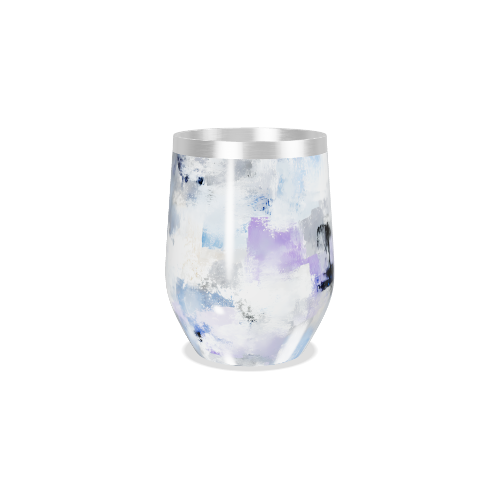 Copo Térmico Slim - Abstrato Multicolorido Inox