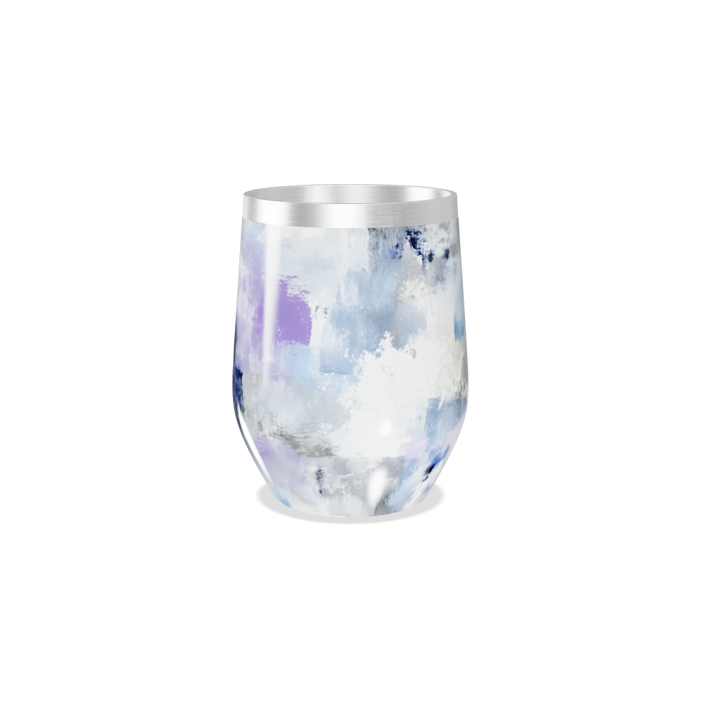 Copo Térmico Slim - Abstrato Multicolorido Inox