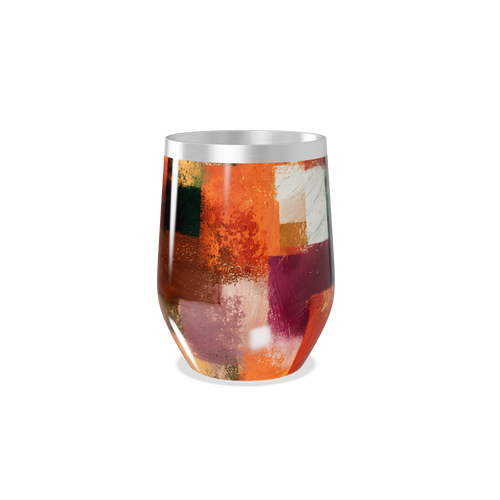 Copo Térmico Slim - Estampa Geométrica Colorida