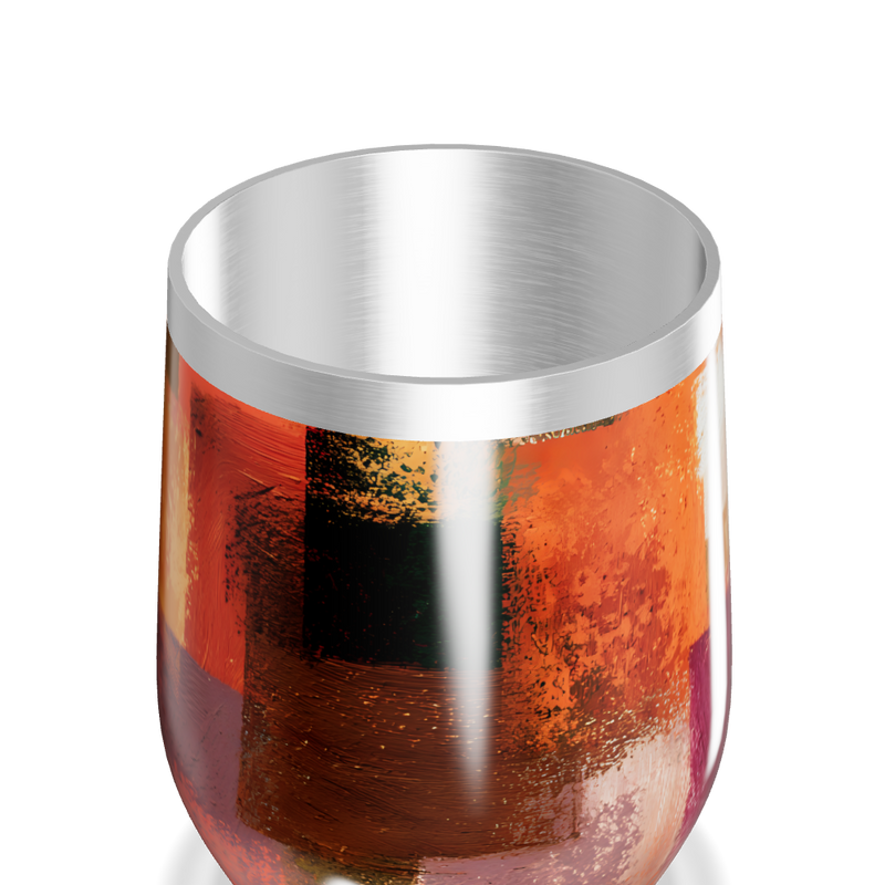 Copo Térmico Slim - Estampa Geométrica Colorida