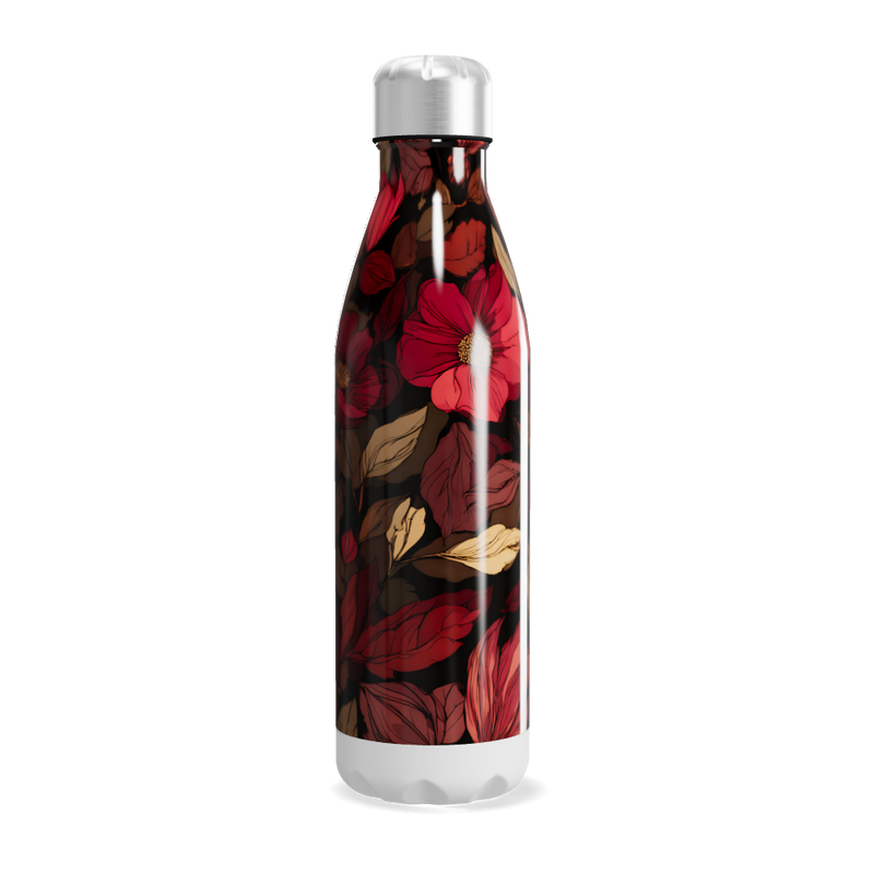 Garrafa Inox Flores Coloridas