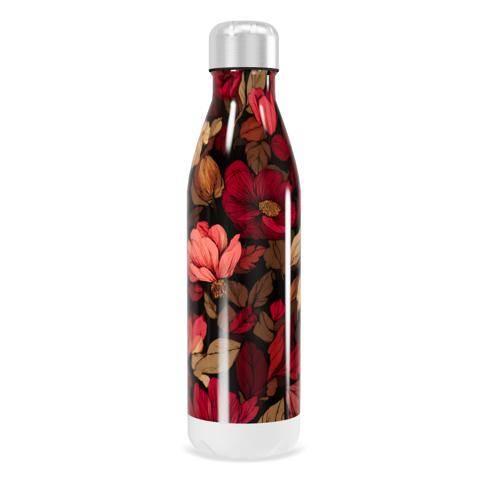 Garrafa Inox Flores Coloridas