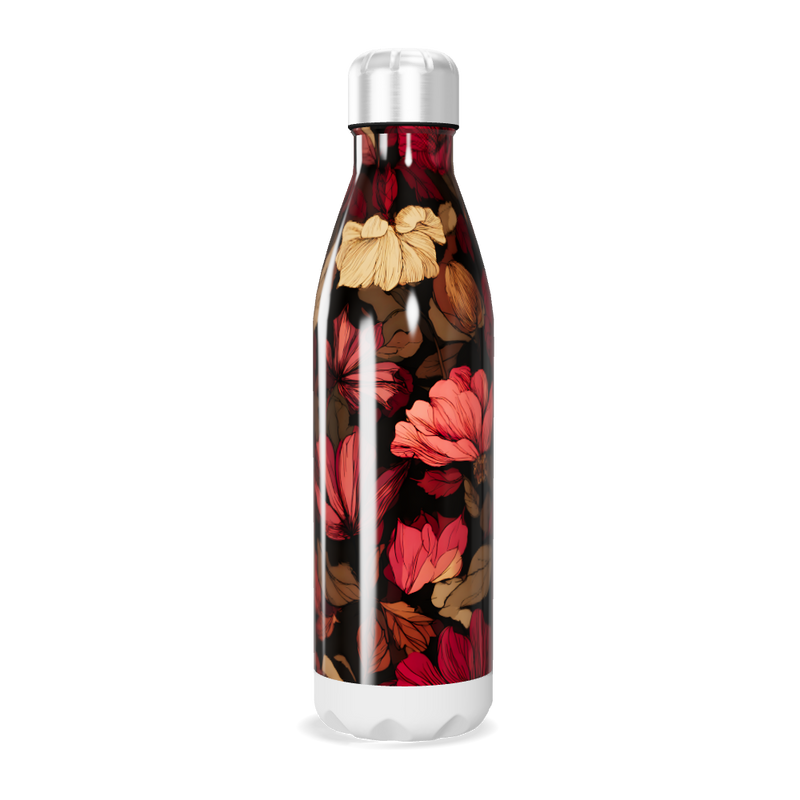 Garrafa Inox Flores Coloridas