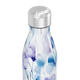 Garrafa Inox Flores Azul e Roxo