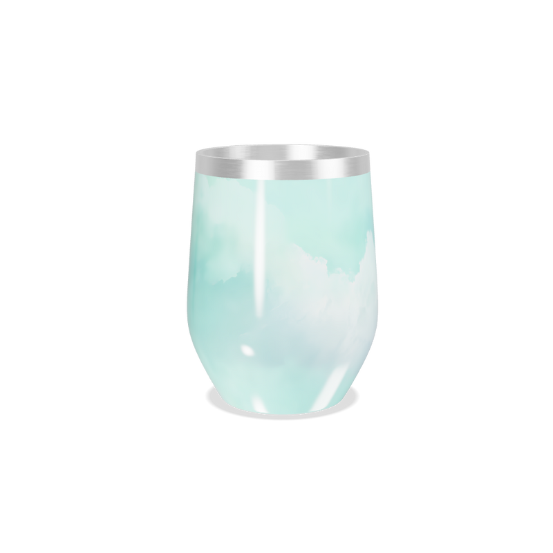 Copo Térmico Slim - Azul degrade aço inox