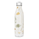 Garrafa Inox Flores - Estampa Floral Branca