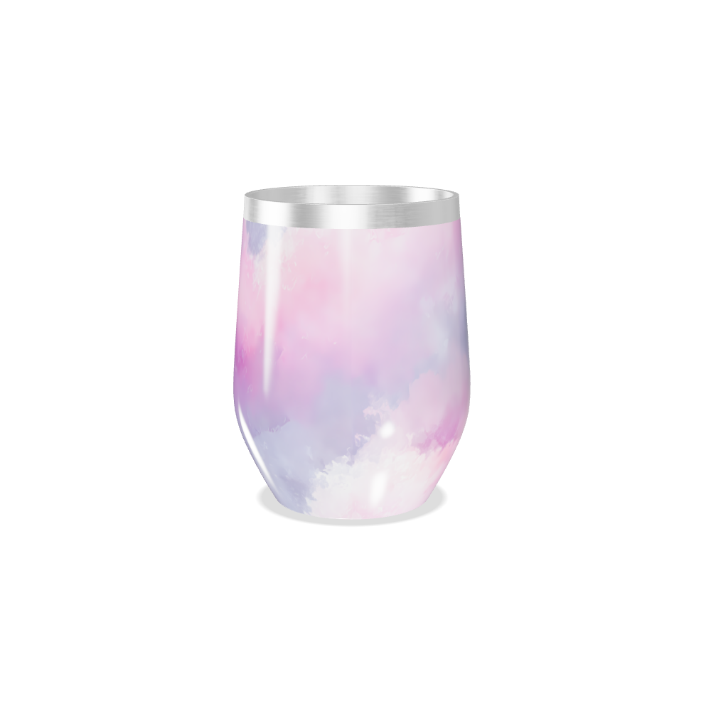 Copo Térmico Slim - Estampa Aquarela Rosa