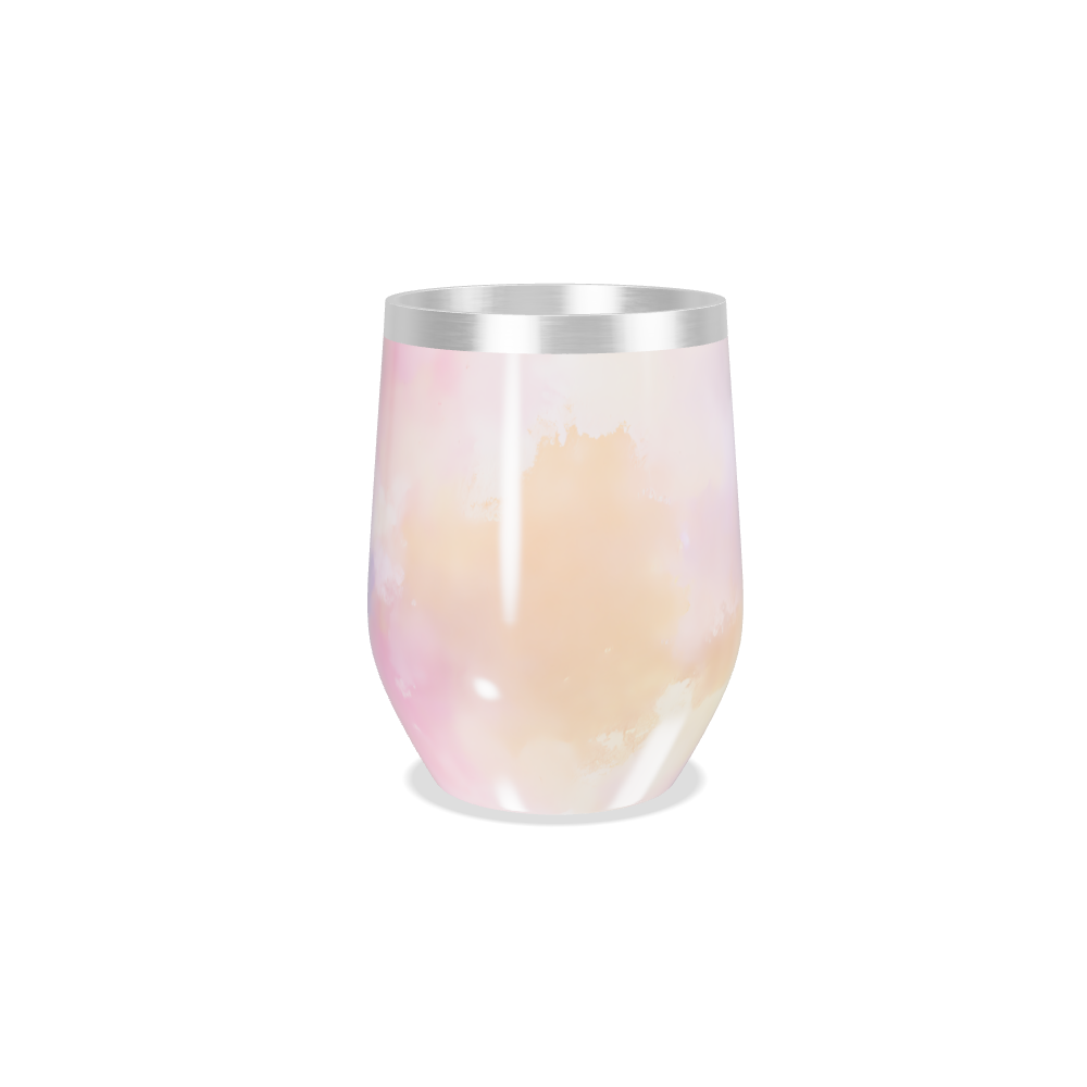 Copo Térmico Slim - Estampa Pastel Aquarela