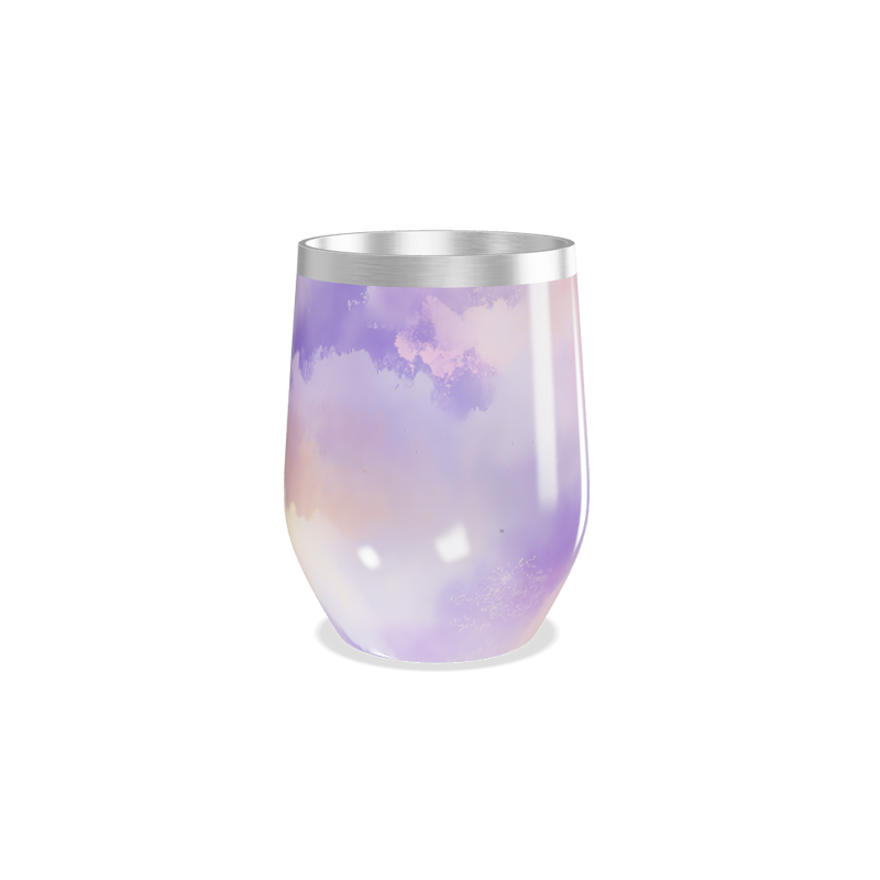 Copo Térmico Slim - Estampa Pastel Aquarela