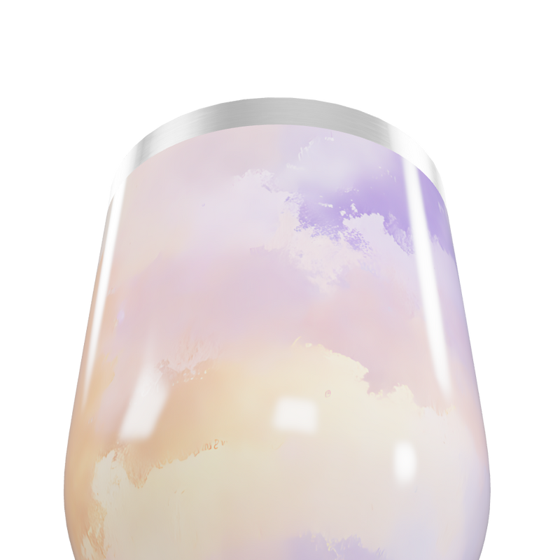 Copo Térmico Slim - Estampa Pastel Aquarela