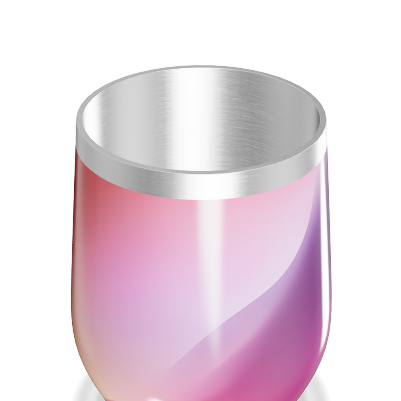Copo Térmico Slim - Degradê Rosa Inox