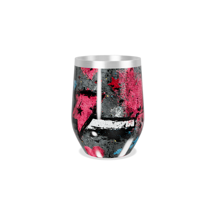 Copo Térmico Slim - Estrelas Coloridas Aço Inox