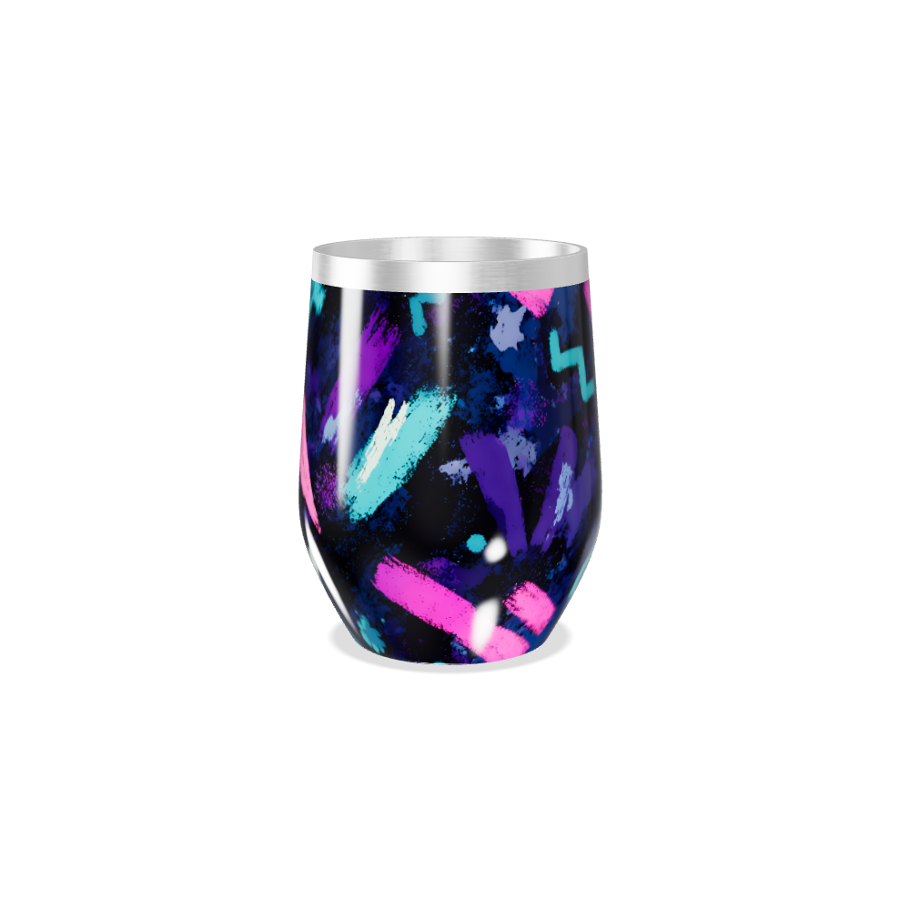 Copo Térmico Slim - Estampa Colorida Abstrata