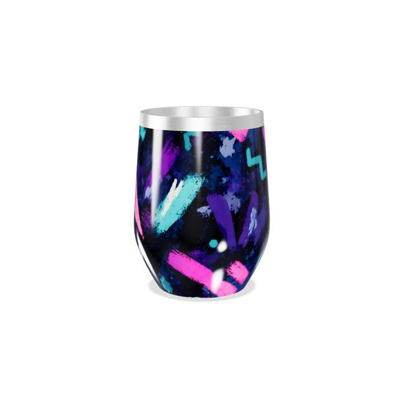 Copo Térmico Slim - Estampa Colorida Abstrata