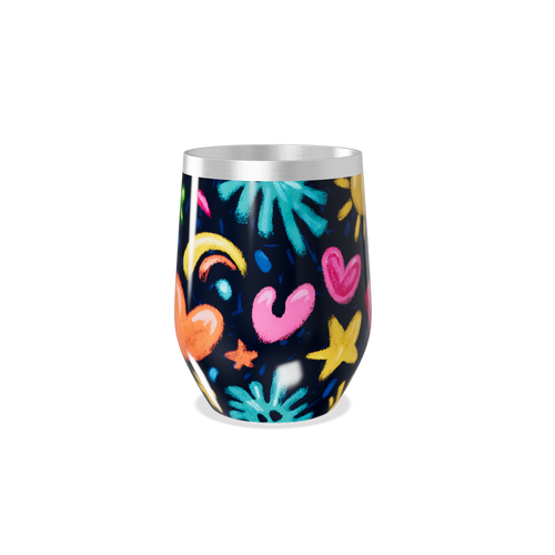 Copo Térmico Slim - Estampado Colorido