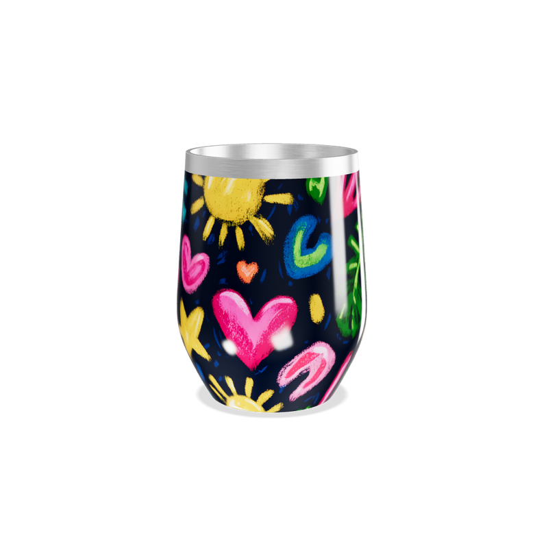 Copo Térmico Slim - Estampado Colorido