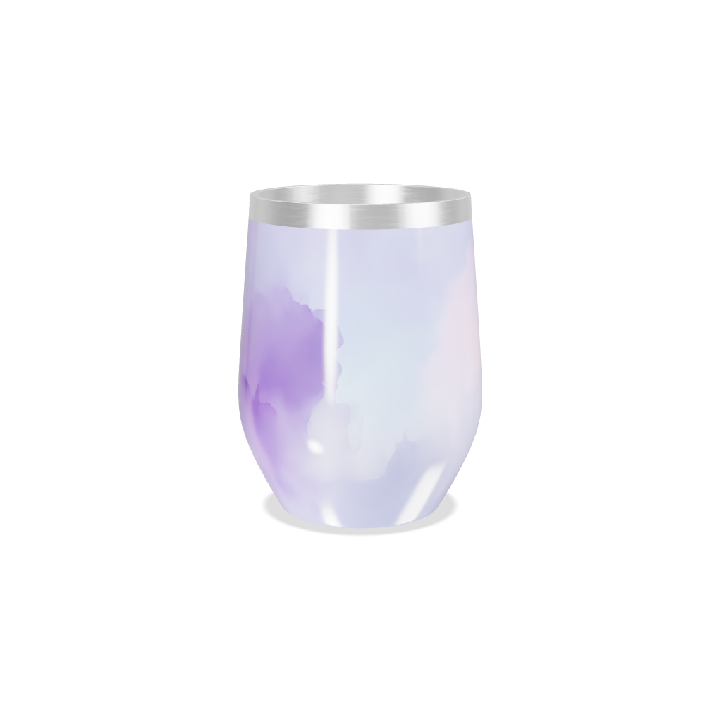 Copo Térmico Slim - Degradê Rosa e Branco