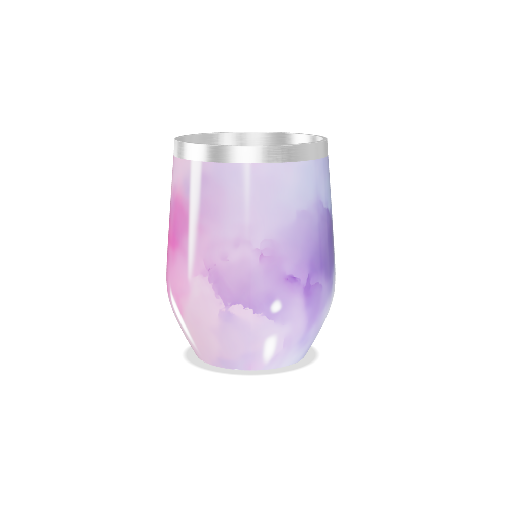 Copo Térmico Slim - Degradê Rosa e Branco