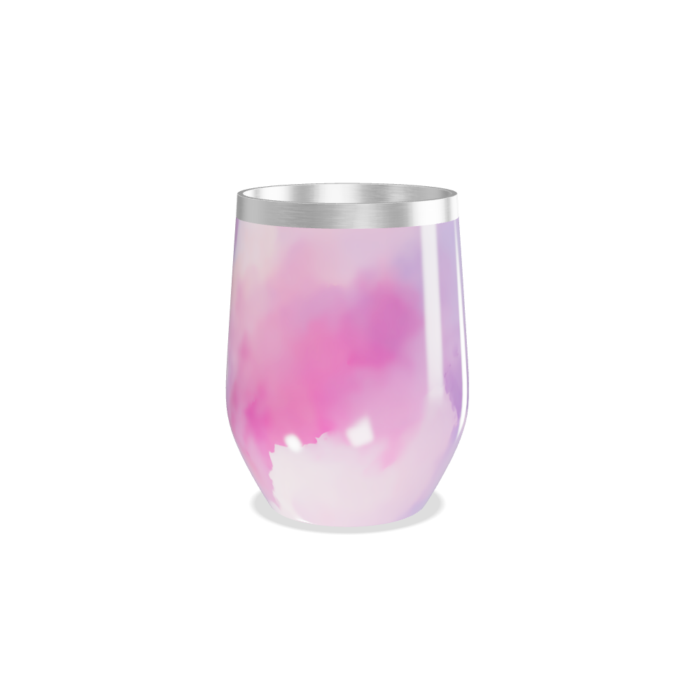 Copo Térmico Slim - Degradê Rosa e Branco