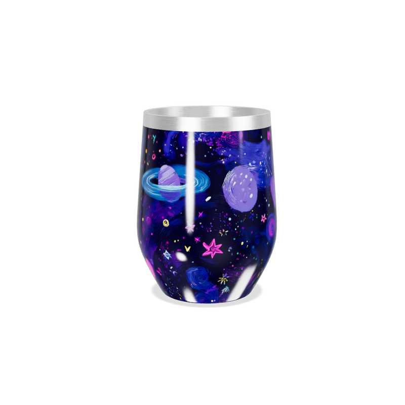 Copo Térmico Slim - Galáxia Colorida Inox