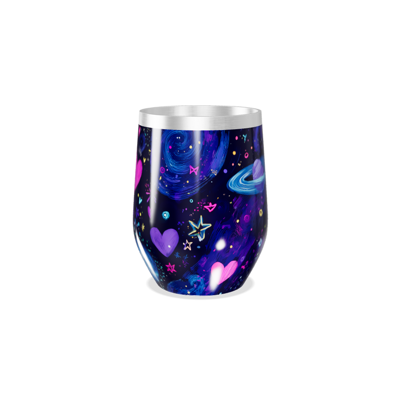 Copo Térmico Slim - Galáxia Colorida Inox