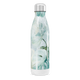 Garrafa Inox - Floral Verde e Branco
