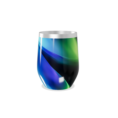 Copo Térmico Slim - Metalizado Azul-Verde