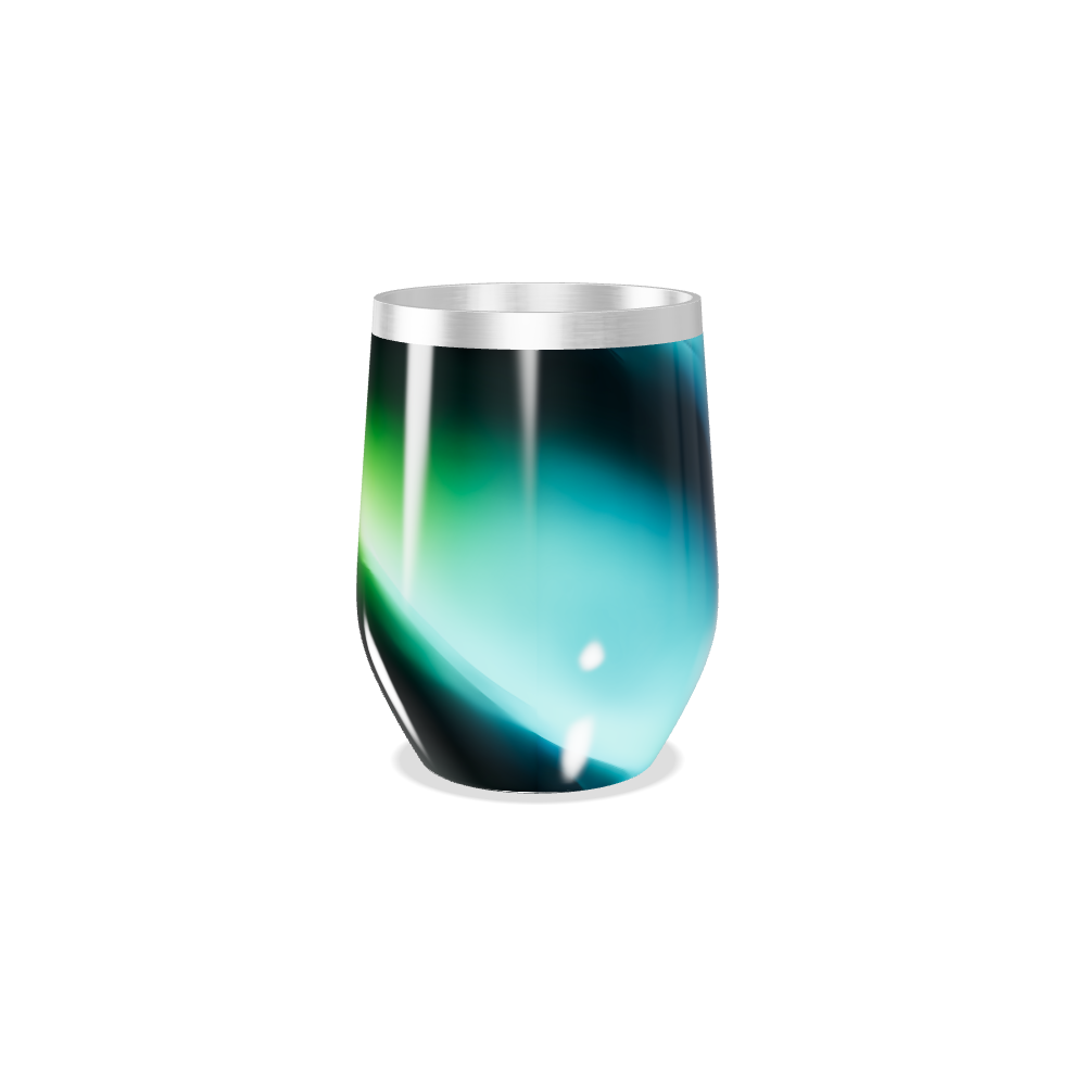 Copo Térmico Slim - Metalizado Azul-Verde