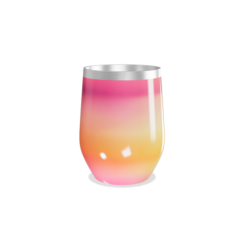 Copo Térmico Slim - Gradiente Laranja Rosa