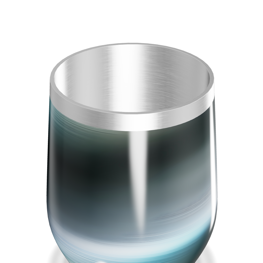 Copo Térmico Slim - Inox Degradê Azul