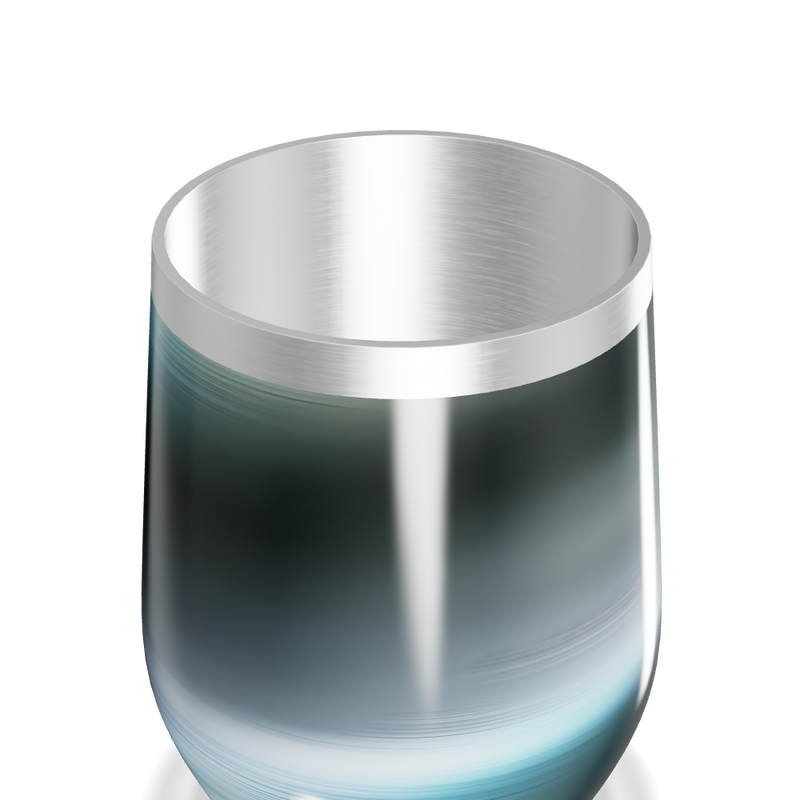 Copo Térmico Slim - Inox Degradê Azul