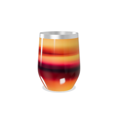 Copo Térmico Slim - Gradiente Laranja Inox