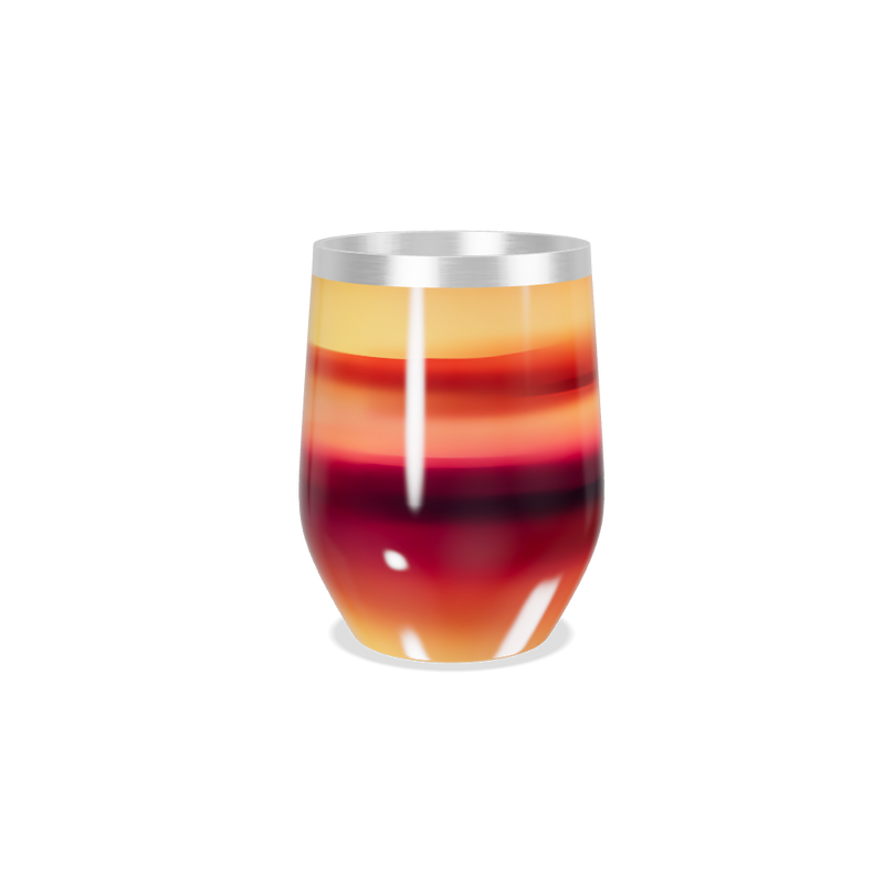 Copo Térmico Slim - Gradiente Laranja Inox