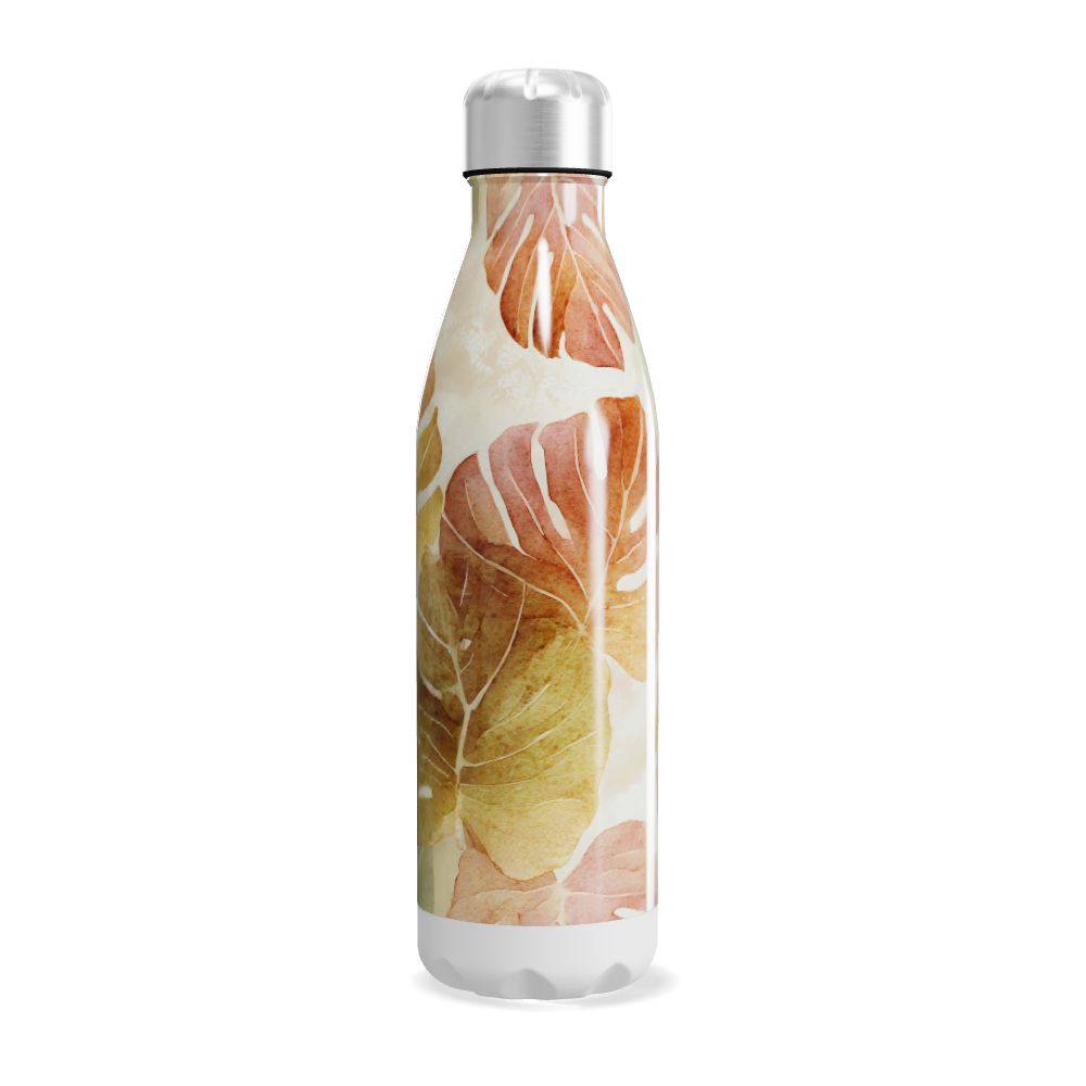 Garrafa Inox Folhas Tropicais
