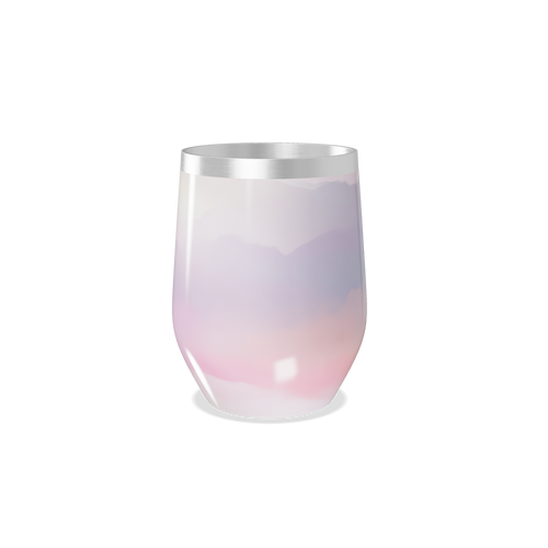 Copo Térmico Slim - Degradê Rosa Aço Inox