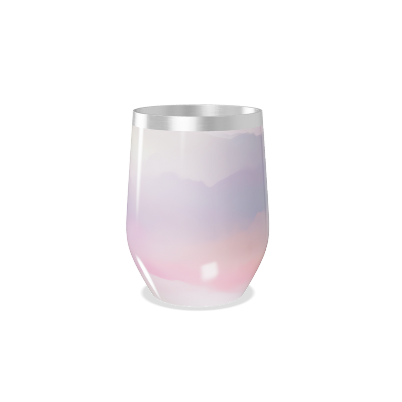 Copo Térmico Slim - Degradê Rosa Aço Inox