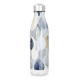 Garrafa Inox - Folhas Azul e Branco