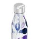 Garrafa Inox - Folhas Azul e Roxo