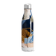 Garrafa Inox - Floral Azul e Dourado