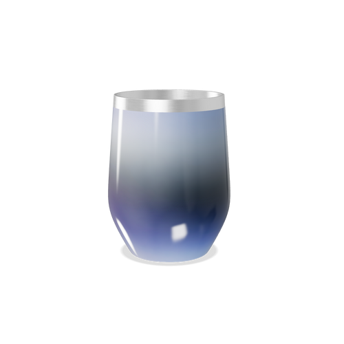 Copo Térmico Slim - Gradiente Azul Inox