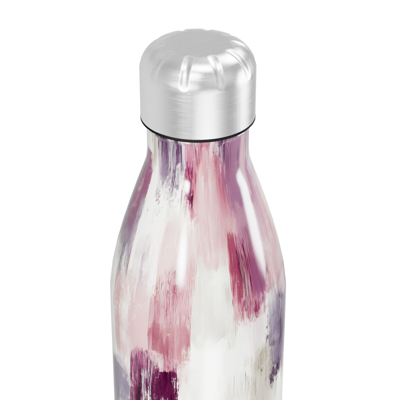 Garrafa Inox - Estampa Abstrata Multicolorida