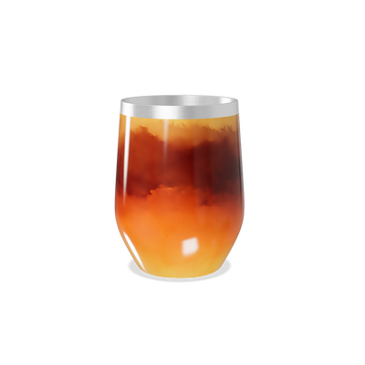 Copo Térmico Slim - Estampa Gradiente Laranja