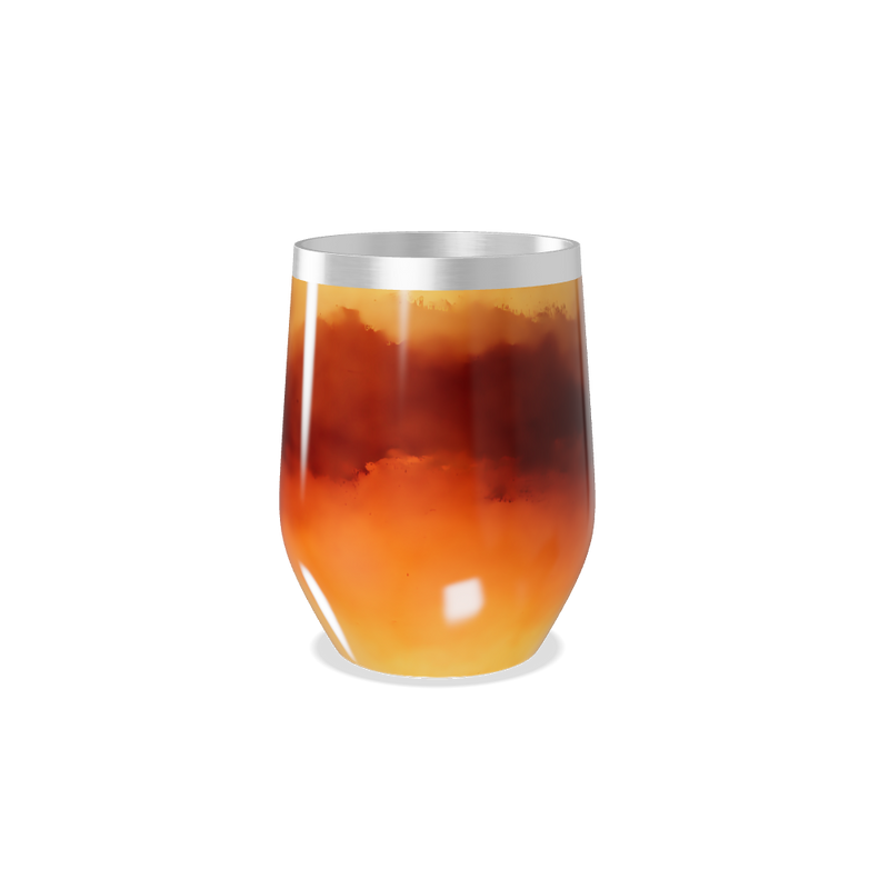 Copo Térmico Slim - Estampa Gradiente Laranja