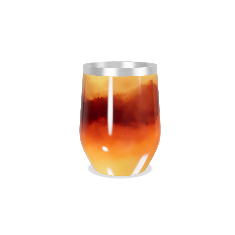 Copo Térmico Slim - Estampa Gradiente Laranja